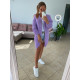 Violeta adīta jaciņa Violeta adīta jaciņa