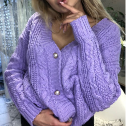 Violetas krāsas jaka