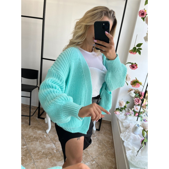 Mint krāsas jaciņa ar kabatām Mint krāsas jaciņa ar kabatām