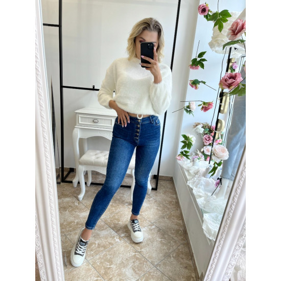 Augsta vidukļa skinny bikses Augsta vidukļa skinny bikses