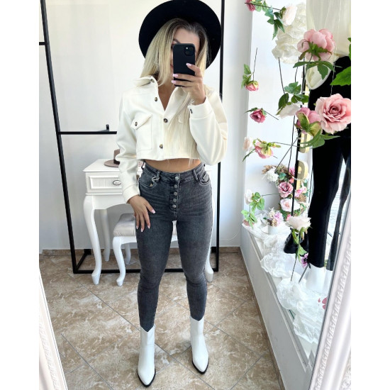 Crop mētelītis/žaketīte Crop mētelītis/žaketīte