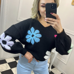 Džemperis ar ziediem
